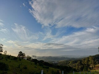 clouds over the city