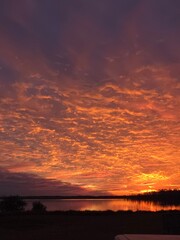 Orange  Fire Sunset