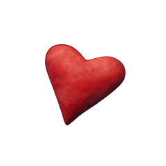Fototapeta premium heart-shaped pillow 3D render