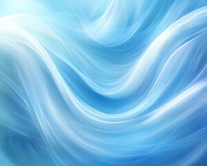 Obraz premium Blue Wave Abstract Background Design