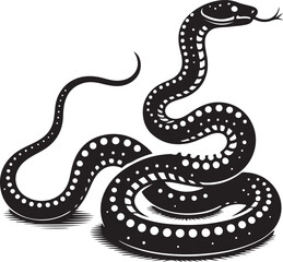 Illustration of a Fierce Snake