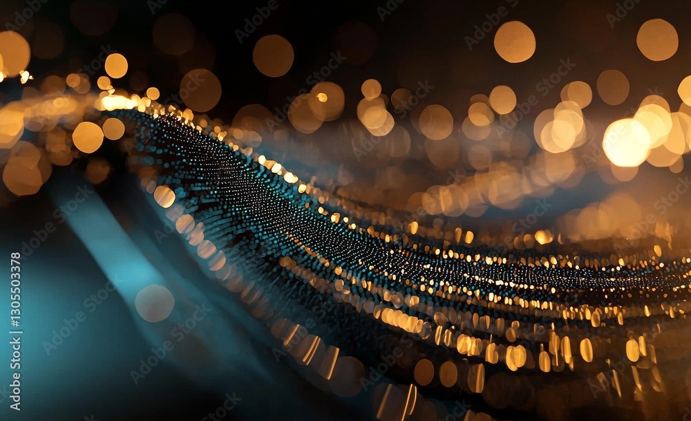 Poster quantum computer architecture is depicted in a futuristic 3d illustration of abstract tech backgroun