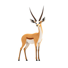 Fototapeta premium antelope 3D render