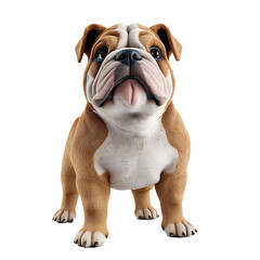Obraz premium bulldog 3D render