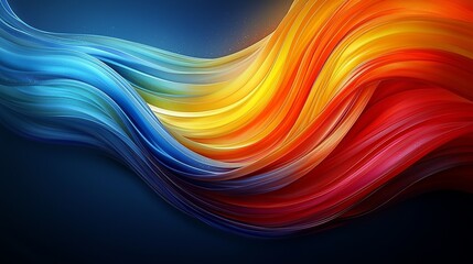 A colorful abstract background with wavy lines
