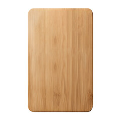 Naklejka premium Natural Bamboo Cutting Board Square Shape Wooden Kitchen Utensil