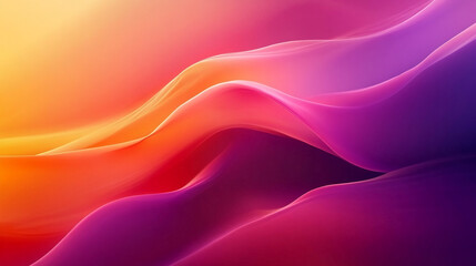 Fototapeta premium Immersive Abstract Landscape: A Harmonious Fusion of Warm and Cold Colors with Smooth Gradients and Textures that Evoke Depth and Dimension, Inspiring Creativity and Emotion