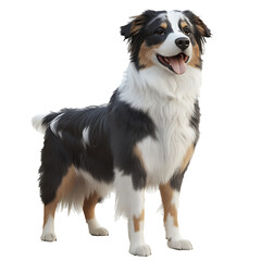 Fototapeta premium australian shepherd 3D render