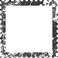 Blank empty postage stamp Grunge. Clean postage stamp template. Postage stamp border. Mockup postage stamp. Vector illustration
