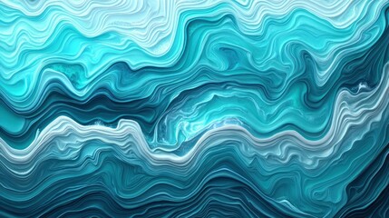 Obraz premium This beautiful abstract image shows watery swirls of different colors