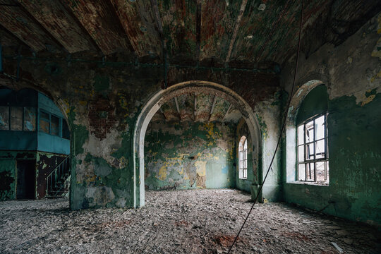 Old abandoned Yelets tobaccos factory