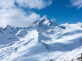 Schnee und Landschaft bei Grindelwald