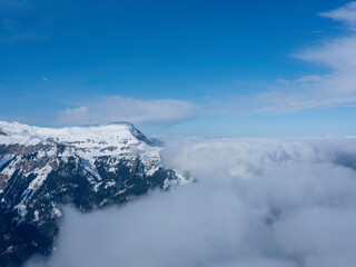 Schnee und Landschaft bei Grindelwald