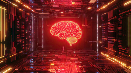 brain technology circuits artificial intelligence AI A.I. futuristic quantum computing