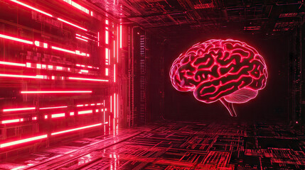 brain technology circuits artificial intelligence AI A.I. futuristic quantum computing