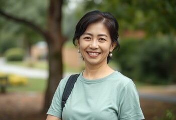 Portrayal of a warm-hearted community volunteer