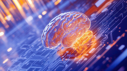 brain technology circuits artificial intelligence AI A.I. futuristic quantum computing