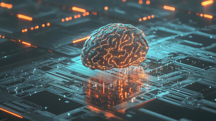brain technology circuits artificial intelligence AI A.I. futuristic quantum computing
