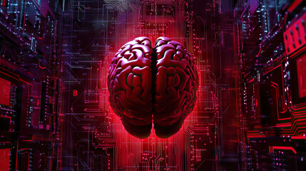 brain technology circuits artificial intelligence AI A.I. futuristic quantum computing
