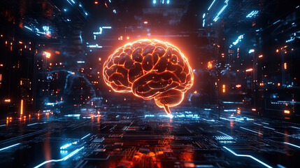 brain technology circuits artificial intelligence AI A.I. futuristic quantum computing