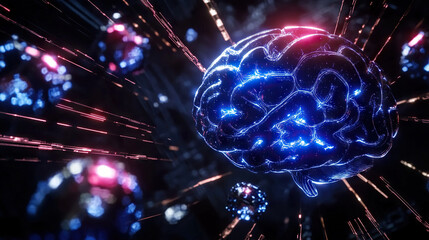 brain technology circuits artificial intelligence AI A.I. futuristic quantum computing