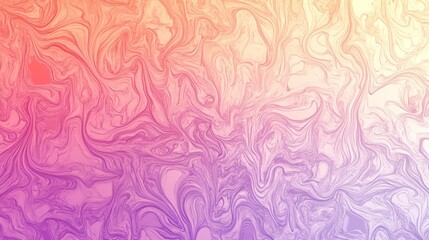 Abstract Swirling Pattern of Mixed Colors and Flowing Lines