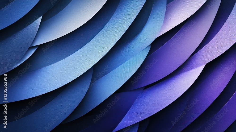 Poster The abstract artistic patterns display curved lines and gradients of color