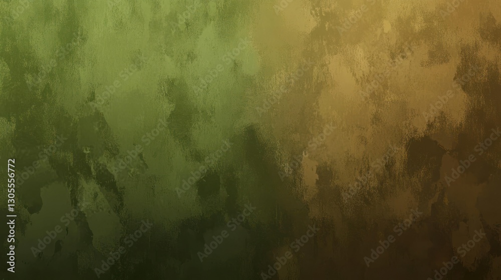Poster an abstract blurred and textured background of various shades of green