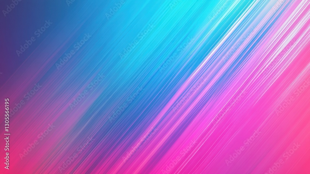 Poster Diagonal Lines of Color Create An Abstract Swirling Design
