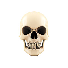 Obraz premium grinning skull 3D render