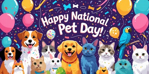 Fototapeta premium National Pet Day