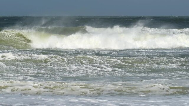 St&uuml;rmisches Meer, Vorupor, Nationalpark Thy, Nordsee, Nordj&uuml;tland, D&auml;nemark