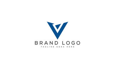 letter V logo design vector template design for brand.