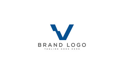 letter V logo design vector template design for brand.