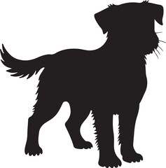 dog silhouette vector