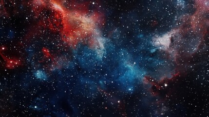 Obraz premium Wallpaper of cosmic void with bright inked stars and vintage halftone patterns