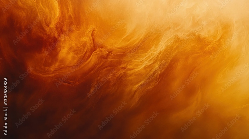 Poster an abstract artistic display of fire like swirling fiery colors