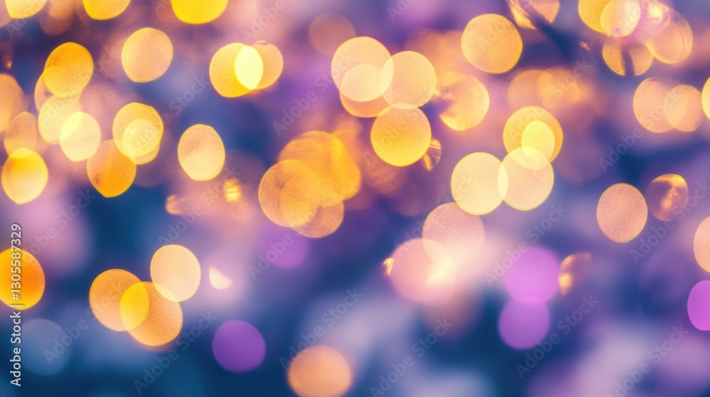 Poster beautiful soft glowing lights create a festive and warm atmosphere