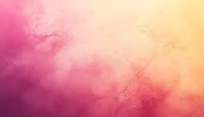 Obraz premium Pink, yellow cloudscape abstract art