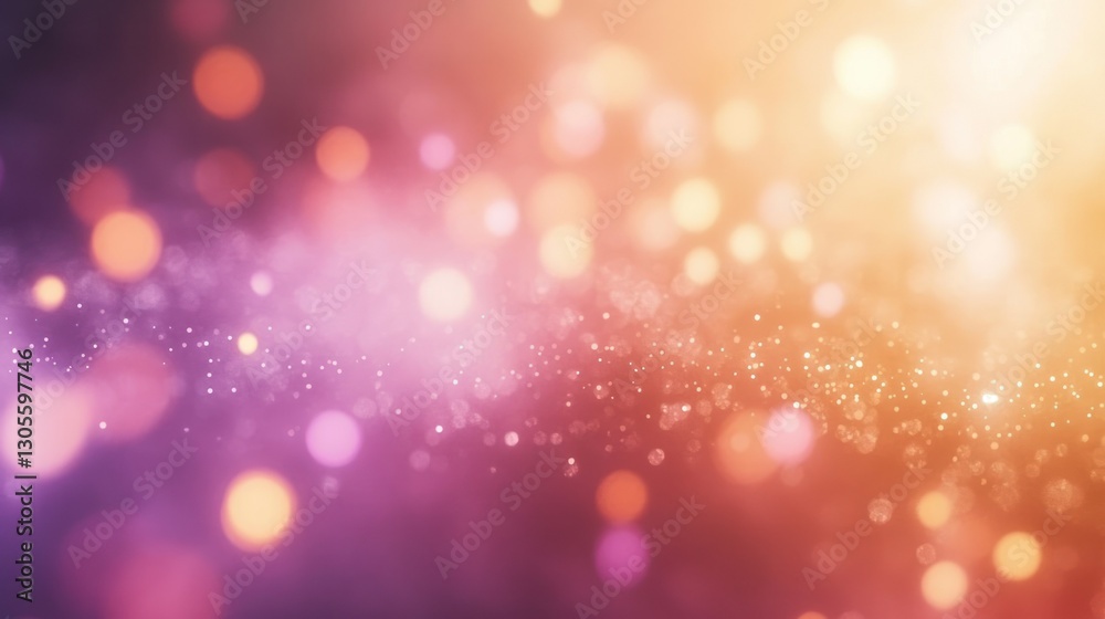 Aufkleber A beautiful abstract background showcasing soft bokeh and glowing highlights