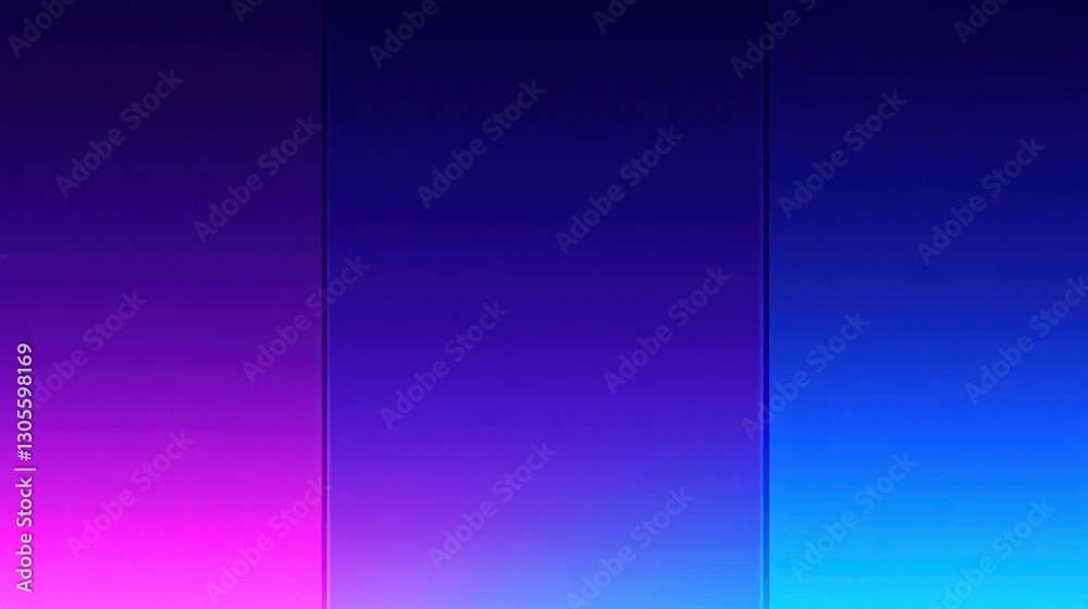 Poster Three vertical bars of color are side by side