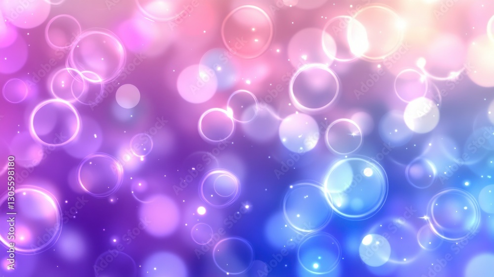 Poster the image depicts abstract and colorful bubbly shapes perfectly