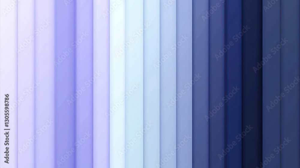 Poster Vertical gradient of violet colors displayed in rows