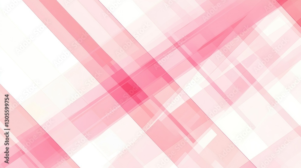 Poster abstract pink and white shapes create an elegant graphic background design