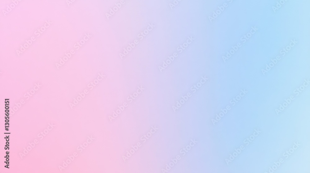 Poster a soft gradient of pink and blue colors on a canvas