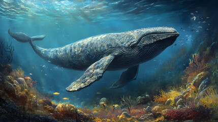Fototapeta premium Whales