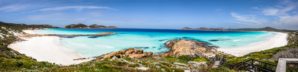 panoramic view of the luck bay in western australia