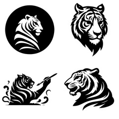 Tiger Logo Designs vector illustration