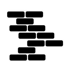 Obraz premium Wall Icon in trendy flat style 