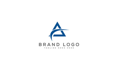 letter A logo design vector template design for brand.